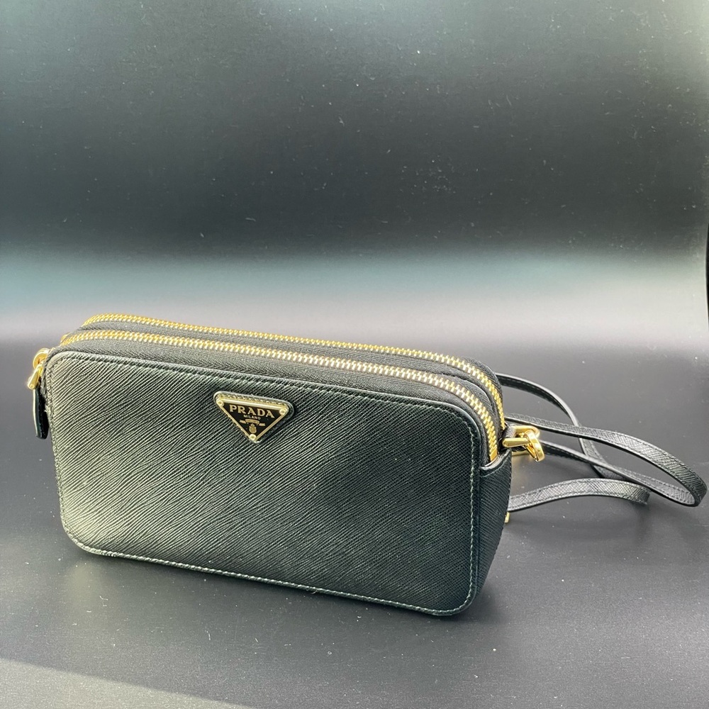Prada Saffiano Leather Small Camera Bag!!